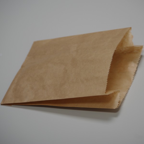 Пакет 120*110*40 мм бумажный без ручек крафт без печати (100 шт./уп.)