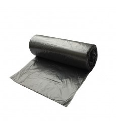 Мешки для мусора 30 л черные, ПНД, рулон (30 шт./рул.)