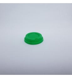 Крышка d-80 мм ПС для горячих напитков цветная (зеленая) (100 шт./уп.)