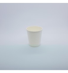 Стакан 185 мл бумажный для горячих напитков белый (50 шт./уп.)