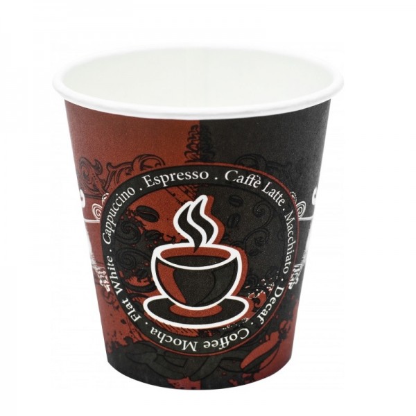 Стакан 180 мл бумажный для горячих напитков COFFEE LATTE (50 шт./уп.)